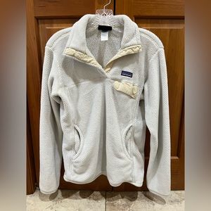 pategonia cream colored sweater